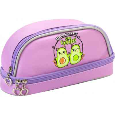 Пенал Cool For School 2 відділення бузьковий (CF87218) Вінниця