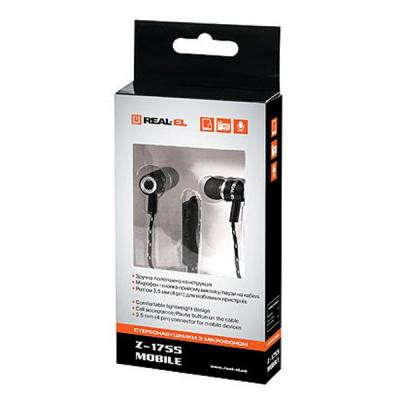 Наушники REAL-EL Z-1755 black-white Винница - изображение 2