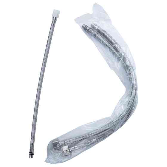 Смеситель KT Ø35 для кухни гусак с выходом для питьевой воды на гайке SS AQUATICA KT-4B770P (9722121) Киев