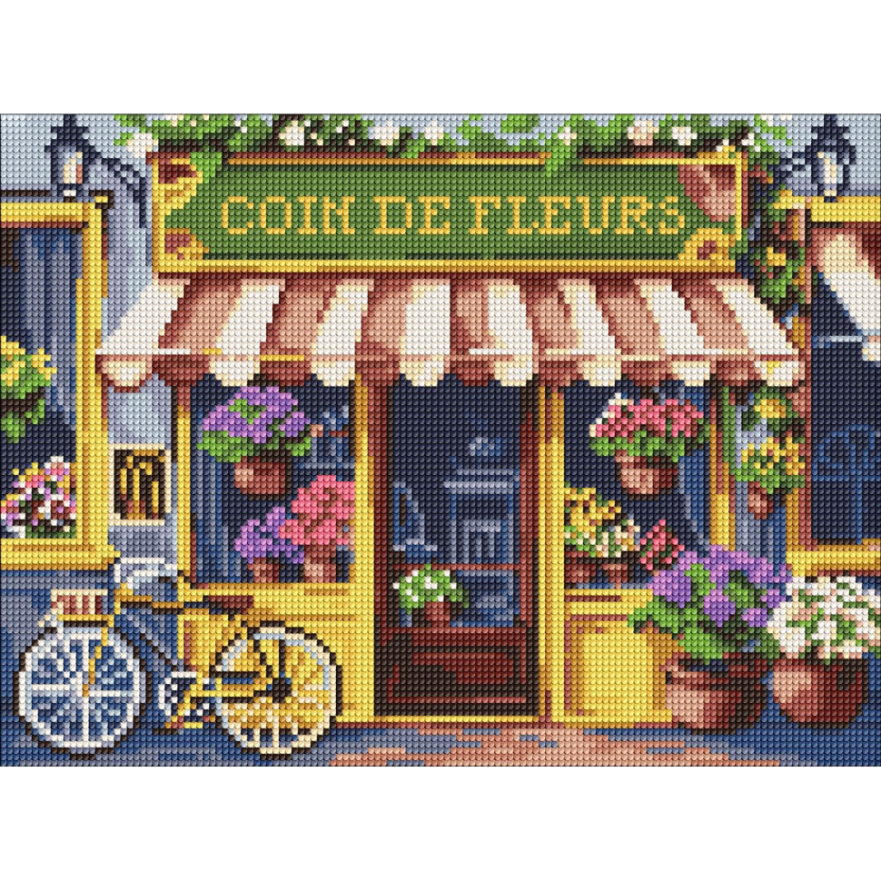 Алмазная мозаика без подрамника 