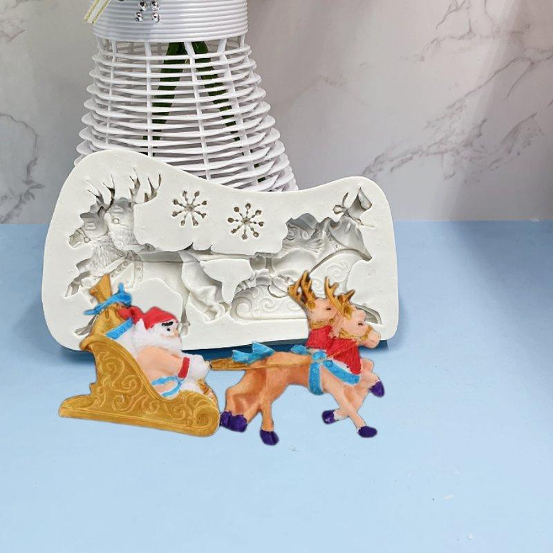 Молд новогодний 122 на 69 мм серый Киев - изображение 8