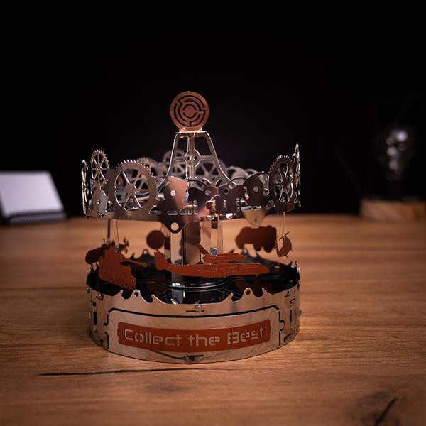 Колекційна модель-конструктор Metal Time Riding the Best Карусель механічна (MT042) Харків - фото 13