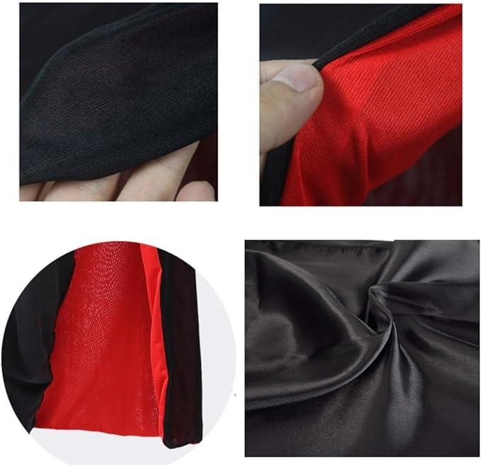 Плащ вампира Дракулы ведьмы накидка волшебника красной шапочки черный красный для Хэллоуина 140 см Киев - изображение 2