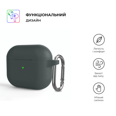 Чехол для наушников Armorstandart Hang Case для Apple AirPods 3 Advanced ash (ARM60306) Винница - изображение 2