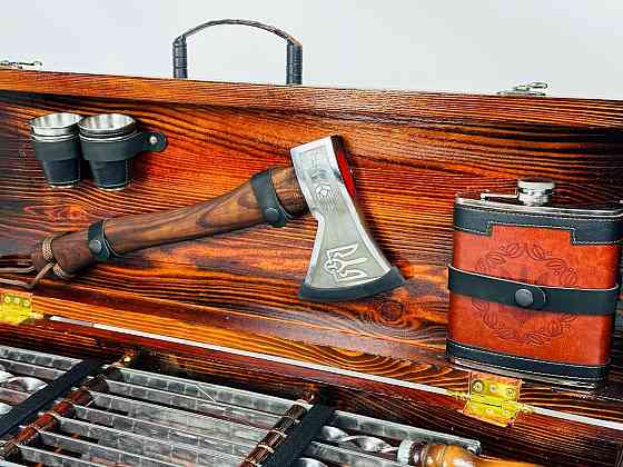 Подарок для мужчины ручной работы Набор подарков шампуров КОЗАК HAPPY DAYS Тернополь