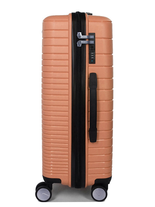 Чемодан полипропиленовый MADISSON 33703 средний 66 см золотисто-розовый Киев - изображение 3