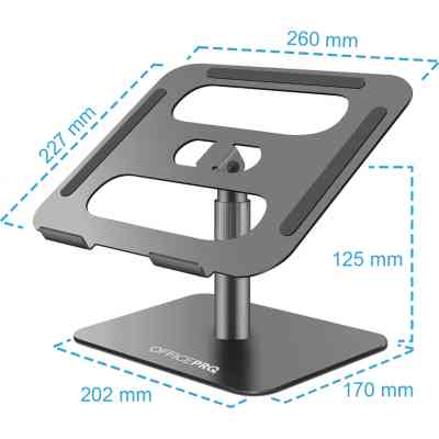 Подставка для ноутбука OfficePro LS956G Aluminum alloy Gray (LS956G) Винница