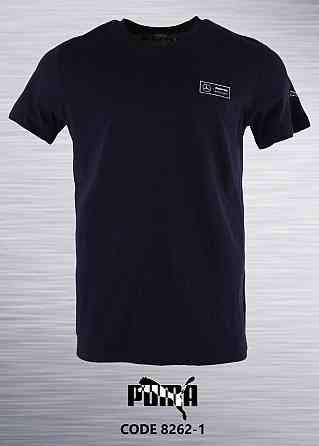 Мужская батальная однотонная трикотажная футболка Puma Mercedes Киев