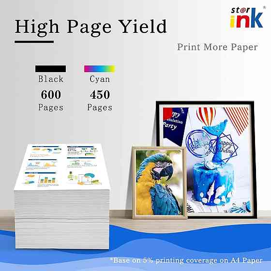 Б/У Залишок 50% Універсальна упаковка картриджів Print expert MOOHO 62XL для HP OfficeJet Дніпро
