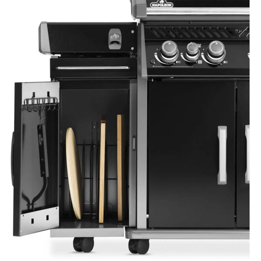 Тумба для газового гриля Napoleon Rogue чорна емальована 1 шт 68007 Код: 013236 Рівне - фото 8