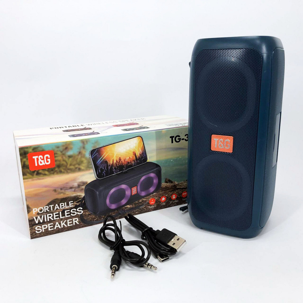 Колонка для вечірок з ду TG333, Bluetooth колонка з динамічним підсвічуванням usb s Bluetooth UW-38 Львів - фото 7