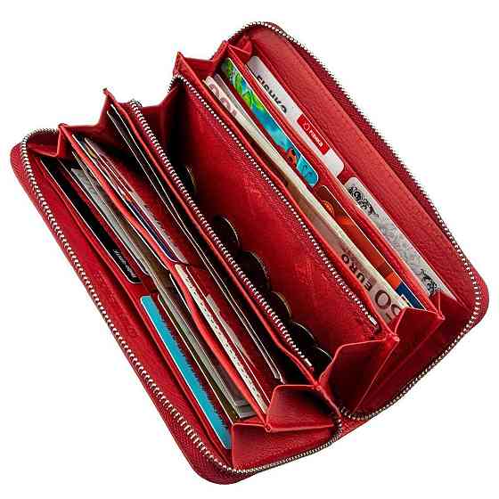 Грациозный женский клатч ST Leather 18862 Красный Киев