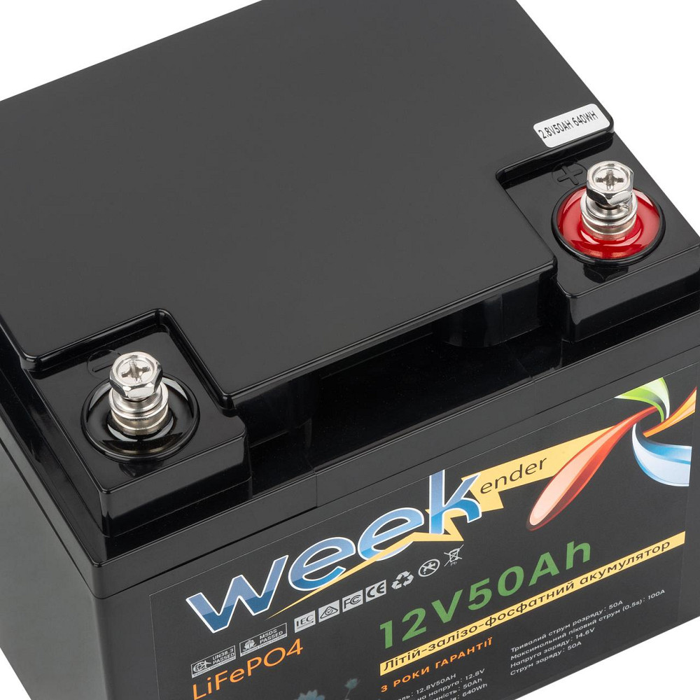Акумулятор Weekender LiFeP04 12.8V 50Ah 2026р Київ - фото 2