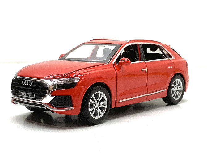 Машина Автосвіт Audi Q8 інерційна масштаб 1:32 відчиняються двері капот багажник 15 см Червона (AP-1732) Чернігів - фото 9