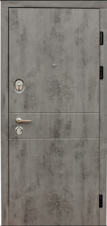 Двері вхідні Наші Двері РУБЕЖ Аліса Оксид темний 960х2050 мм Київ