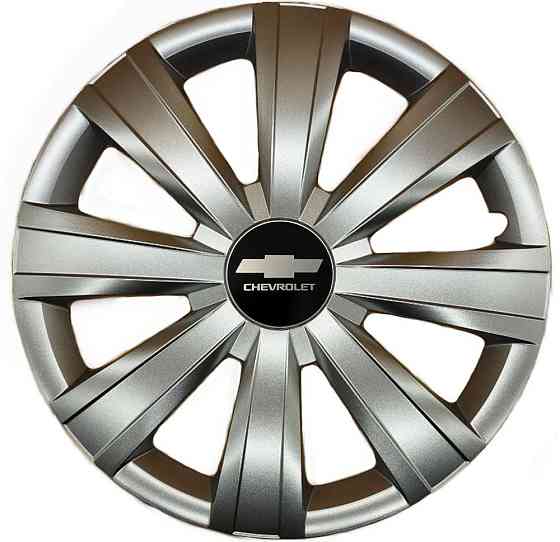 Автомобильные модельные колпаки R15 Chevrolet 328 4шт, SJS, серебряные Киев