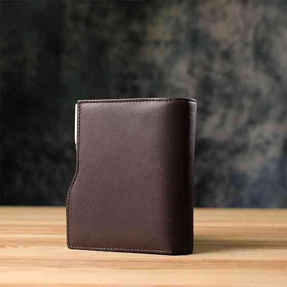 Вместительный женский вертикальный кошелек из натуральной кожи Tony Perotti 20841_1 (2656 moro) Коричневый Киев