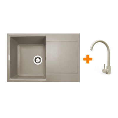 Мойка кухонная Adamant Horizon Avena + змішувач (1824296911506) Вінниця - фото 1