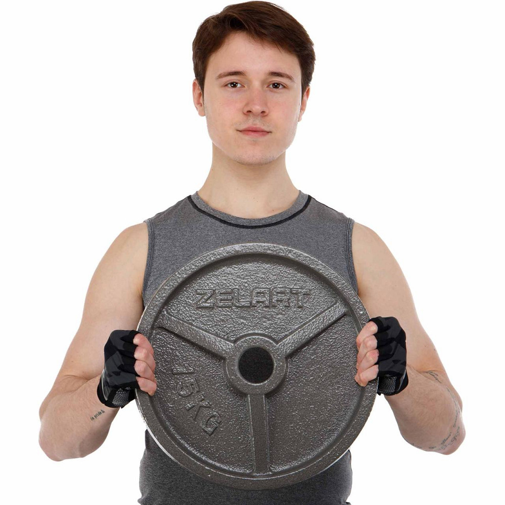 Блин (диск) стальный 15 кг d-52мм Zelart-7792-15 Киев - изображение 8