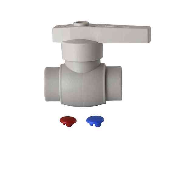 Кран кульовий(латунна куля) Vsplast PPR ф63 1021 (000016689) Київ