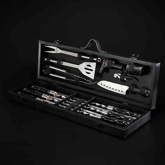 Шампуры подарочные набор бокс для пикника гриля и барбекю Оригинальные Вип подарки на день рождения папе парню Тернополь