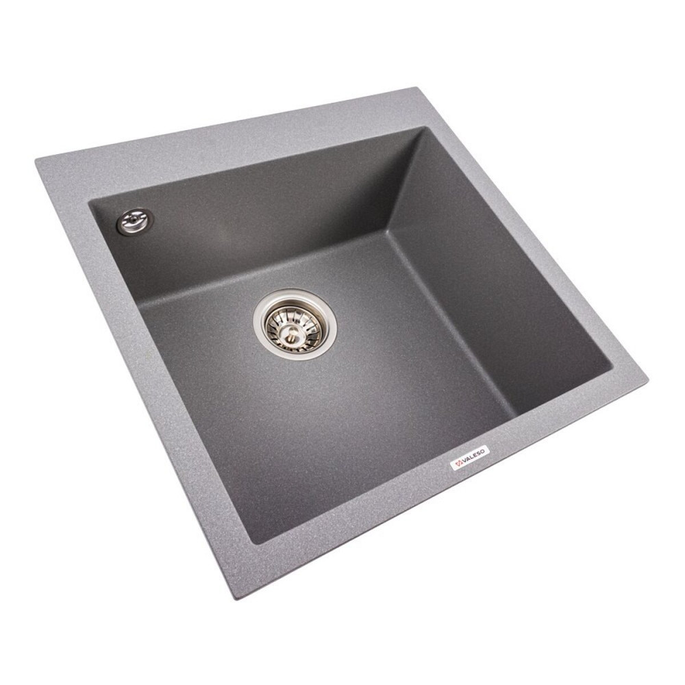 VALESO Гранітна мийка VALESO GALAX 5050 матова Сірий мусон Коломия - фото 10
