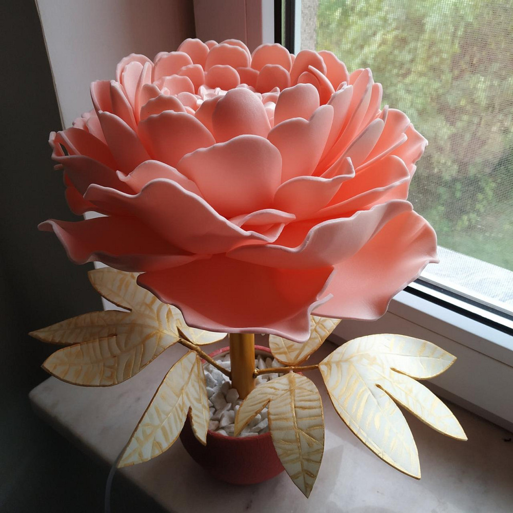 Світильник-нічник "Півонія Рожеві мрії" Дніпро - фото 2