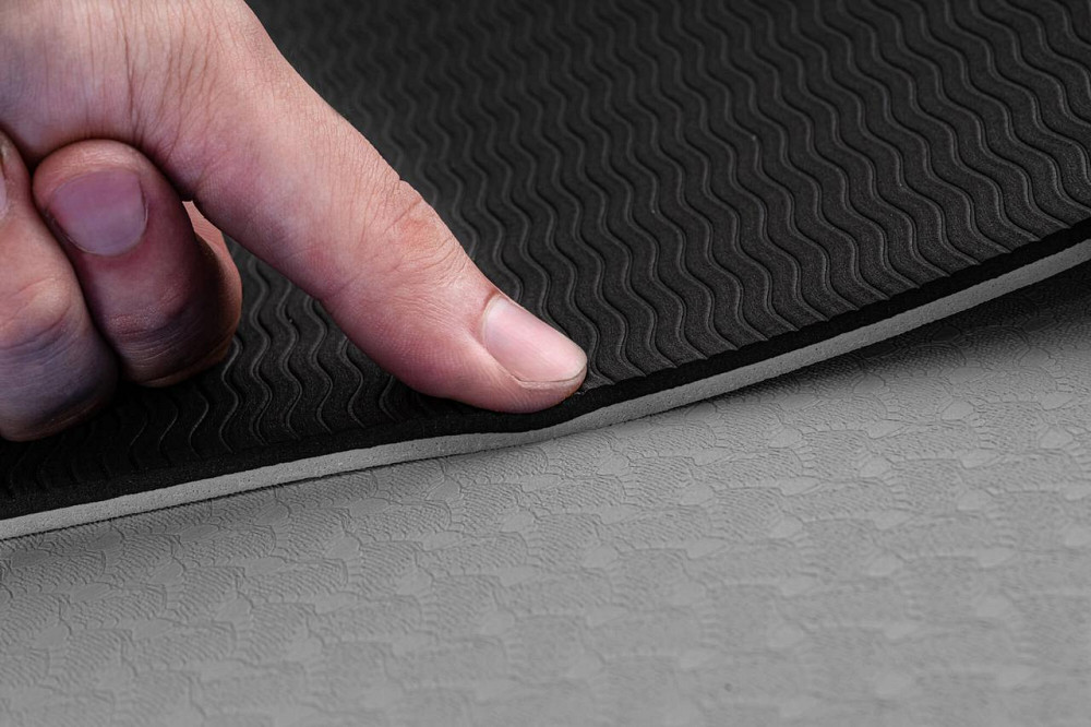 Коврик с отверстиями Hop-Sport TPE 0,8см HS-T008GM серый Киев - изображение 5