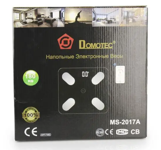 Весы напольные Электронные DOMOTEC MS-2017 180кг Smart APP 7382 Киев