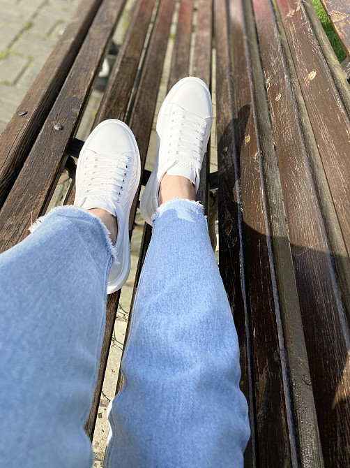 Kentro Кросівки жіночі KENTO 1527 білі (весна-літо, шкіра натуральна) (3498) Коломия - фото 3