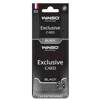 Ароматизатор для автомобиля WINSO Card Exclusive Black (533110) Винница