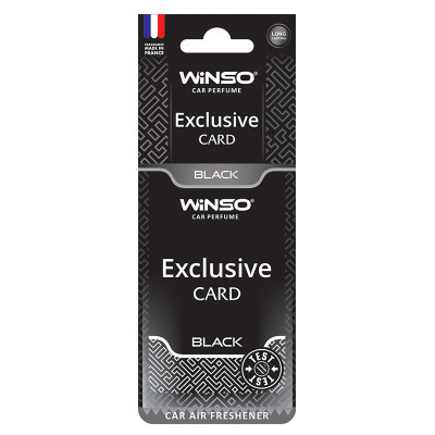 Ароматизатор для автомобиля WINSO Card Exclusive Black (533110) Винница - изображение 1