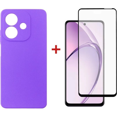 Чохол до мобільного телефона Dengos Oppo A3 Carbon + glass (Purple) (DG-KM-113) Вінниця - фото 1