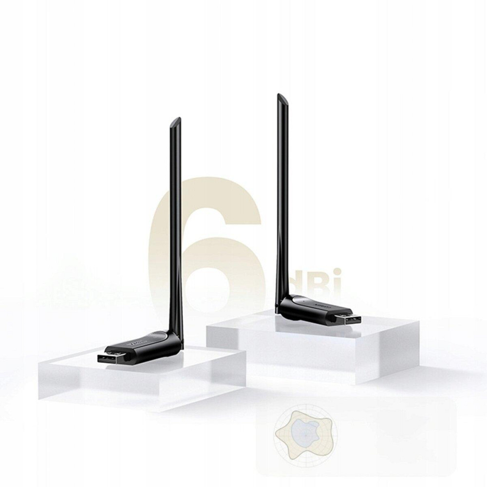 Wi-Fi адаптер переходник UGREEN CM496 AC650 High-Gain Dual Band Wireless USB Adapter(UGR-90339) UGR-90339 Одесса - изображение 2