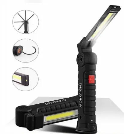 Аккумуляторный фонарь лампа светильник WORKLIGHT W-52 складной (от USB/с МАГНИТОМ/с КРЮЧКОМ) Коломия