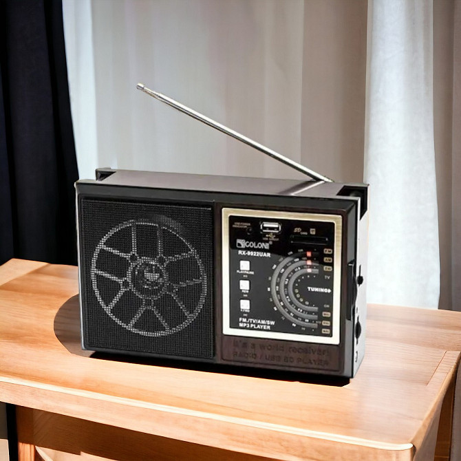 Радіоприймач GOLON RX-9922UAR FM/AM/SW, MP3/WMA, USB/SD, телескопічна антена, портативний Одеса - фото 11