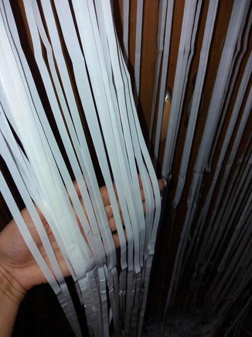 Дождик для фотозоны украшение 245 см на 92 см белый Киев - изображение 8