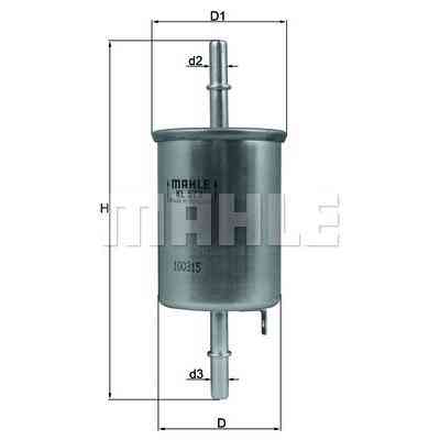 Фільтр паливний Mahle KL573 Вінниця