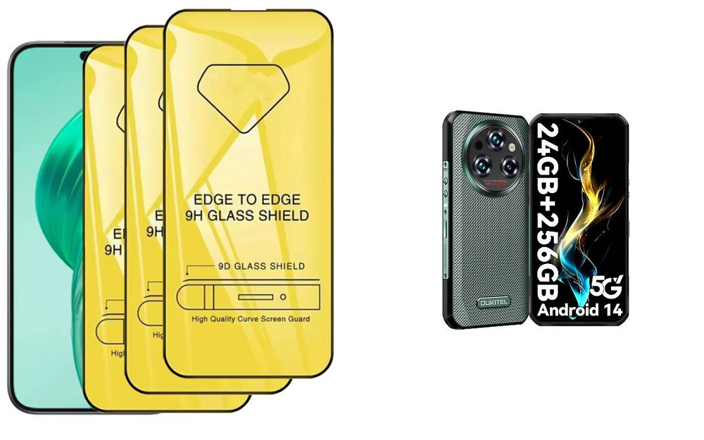 Защитное стекло DefenzoGlass для Oukitel WP35, Oukitel WP35 S – двойная прочность Киев - изображение 3