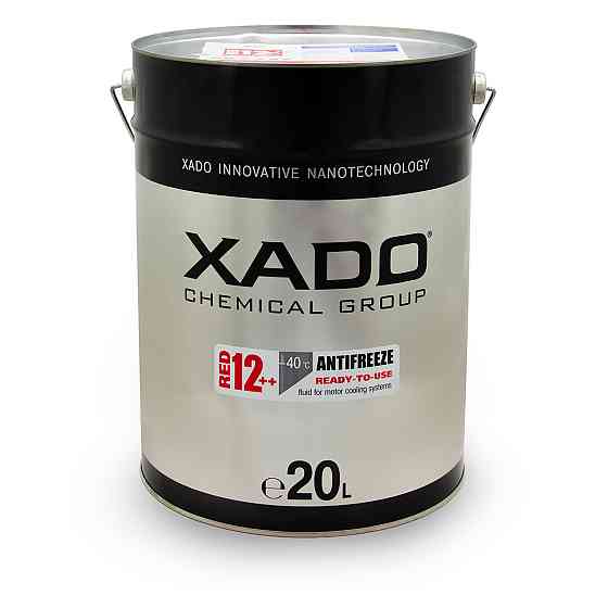 Антифриз Xado Antifreeze Red 12++ -40⁰С червоний готовий 20л Львів