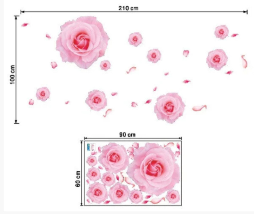 Интерьерная наклейка на стену Розы Киев - изображение 2