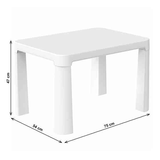 Дитячий ігровий столик 0402ТХК білий пластик 75х54х47 см Вінниця