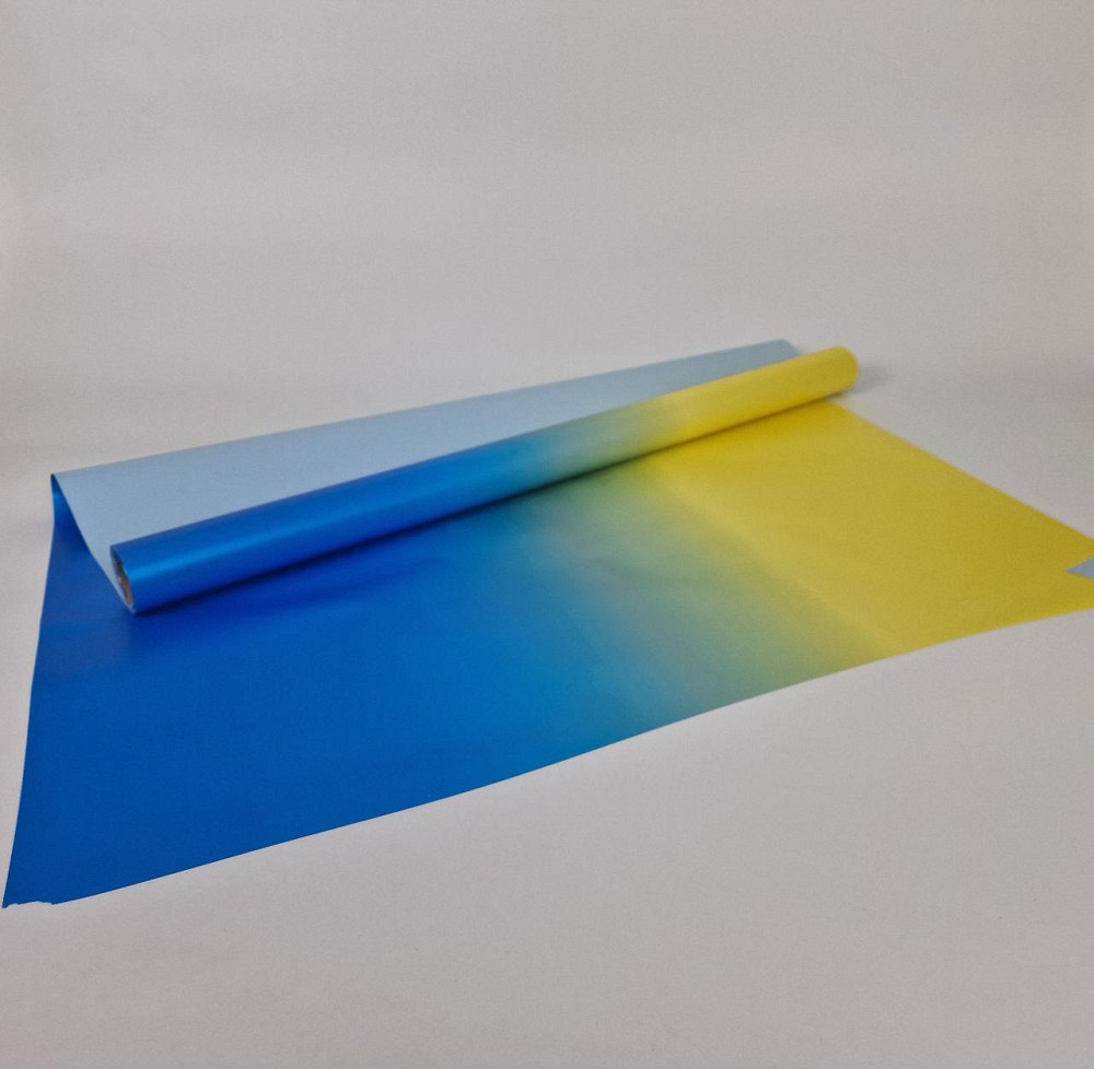 Рулон 10 м тонований "Градієнт" (65) плівка для квітів (h660) No 1 (1 шт.) Харків - фото 1