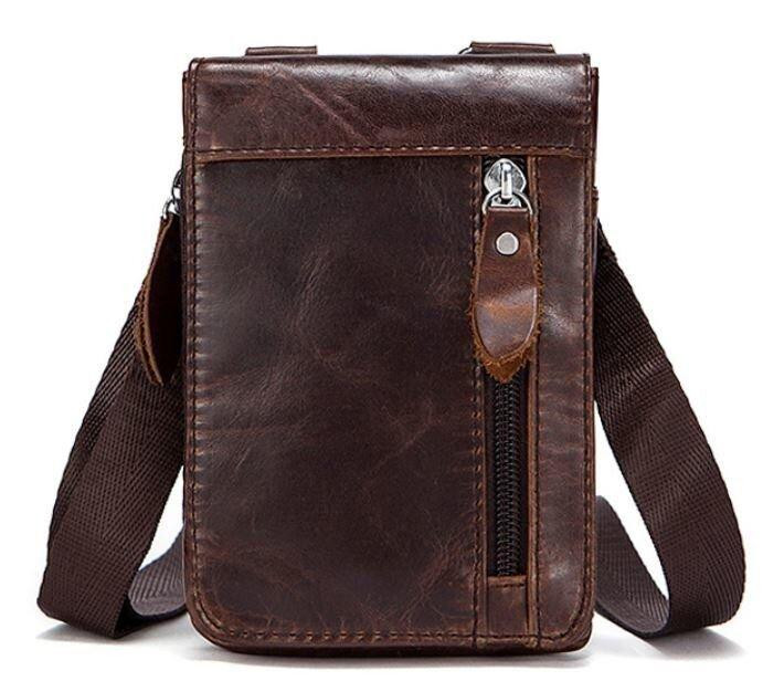 Сумка-клатч на ремень мужская Vintage 14690 Коричневая Киев - изображение 1