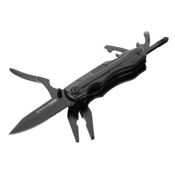 Мультитул INTERTOOL HT-0545 8 в 1, чохол, Blackstone, STORM - інструмент, що завжди поруч Львів