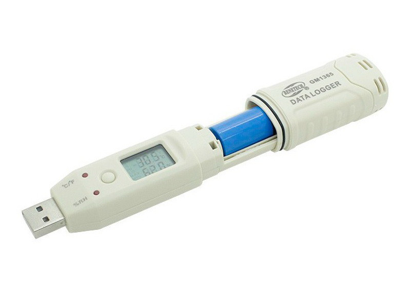 Реєстратор вологості та температури (даталоггер) USB, 0-100%, -30-80 °C BENETECH GM1365 Чернігів - фото 7