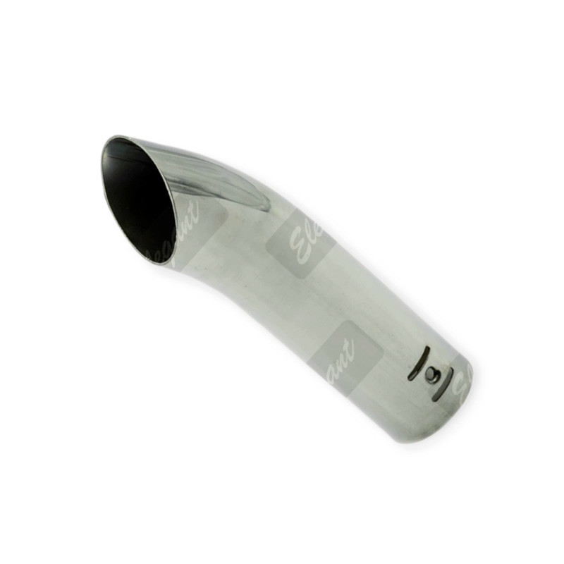 Насадка глушник хром d 51мм, l 195мм, зовнішні 51мм (0072) Мукачево - фото 1