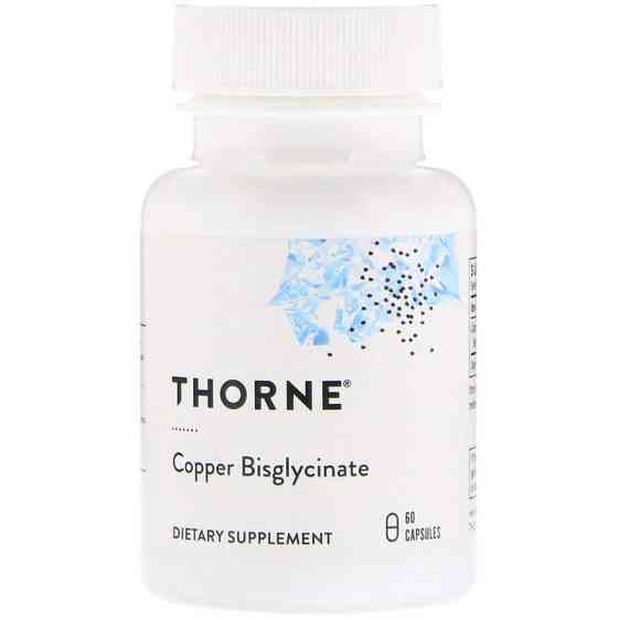 Медь Thorne Copper Bisglycinate 60 капс Киев