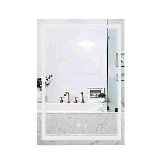 Дзеркало Qtap Mideya (DC-F936) 500х800 з LED-підсвіткою Touch, з антизапотіванням, димером QT2078F936W Київ