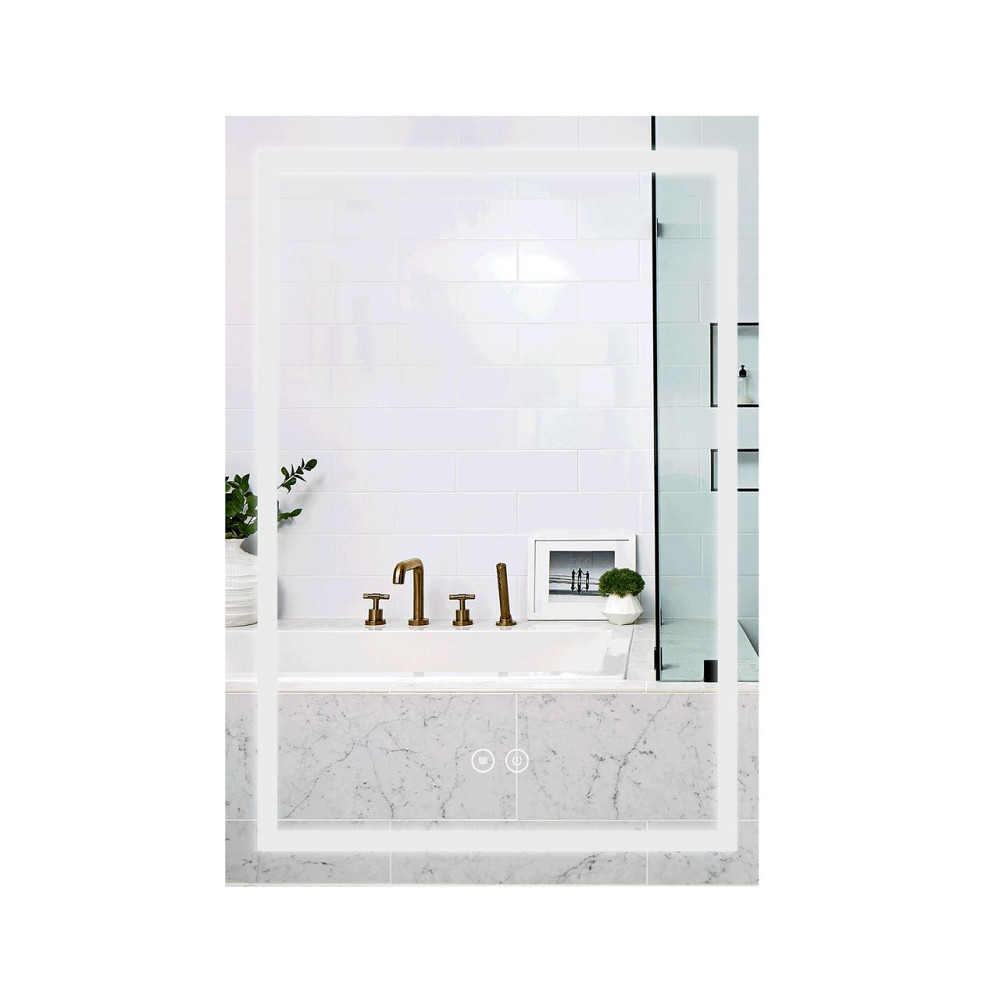 Зеркало Qtap Mideya (DC-F936) 500х800 с LED-подсветкой Touch, с антизапотеванием, диммером QT2078F936W Киев - изображение 1